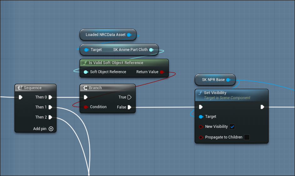 BP nodes — Unified/split skeletal mesh load branching
