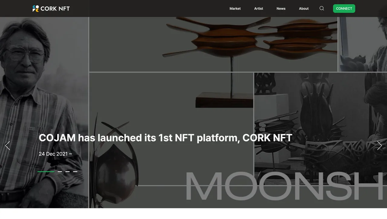 Cork NFT project screenshot