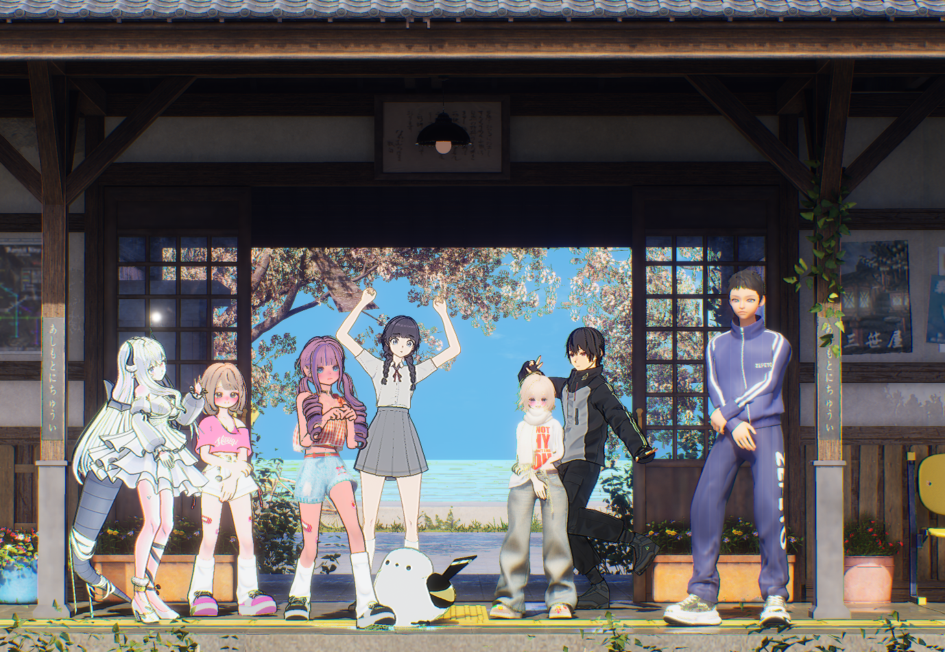 Character System — various character previews