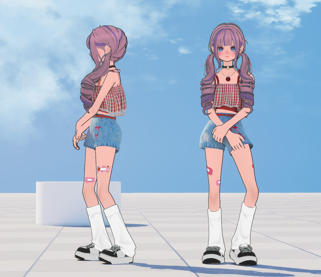 PBR + Toon mixed rendering